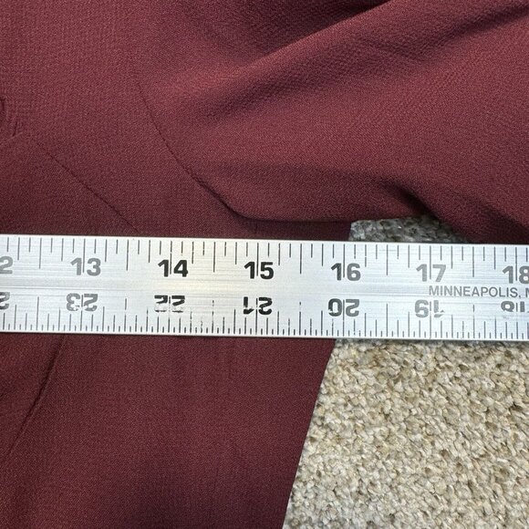 Reformation Dress Women 4 Plum Vivianne Mini Lined Sweetheart Neck Front Tie Zip - Picture 7 of 9